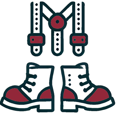 Bottines et bretelles